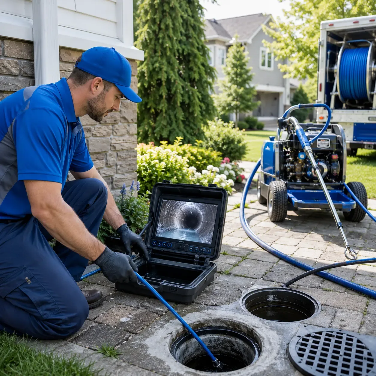Outdoor drain cleaning professionals serving Ambia, IN